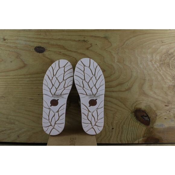 New Born Sandals Womens 8 Green Leather Freesla Braided Flats Shoes - Picture 7 of 8